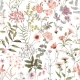 Wildflower Meadow Peel & Stick Wallpaper | Botanical Floral Design for Walls