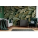 Green Leaf Wallpaper | Botanical Foliage Wall Mural - Natural & Organic Design Wallpaper Mural