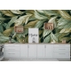 Green Leaf Wallpaper | Botanical Foliage Wall Mural - Natural & Organic Design Wallpaper Mural