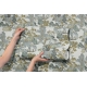 Chinoiserie Landscape Wallpaper | Muted Blue & Earthy Tones East Asian Scenic Wallpaper Mural