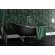 Lush Forest and Orange Tree Wallpaper | Dark Botanical Seamless Wallpaper Mural
