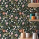 Organic Abstract Floral | Modern Petal Bloom Wallpaper Mural