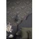 Dark Botanical Wallpaper | Elegant Floral Wall Mural - Stylized Tree & Leaf Design Wallpaper Mural
