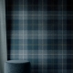Classic Navy Blue Tartan Plaid Wallpaper - Traditional Check Pattern Mural