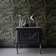 Green Leaves Wallpaper | Modern Botanical for Natural Decor Wallpaper Mural