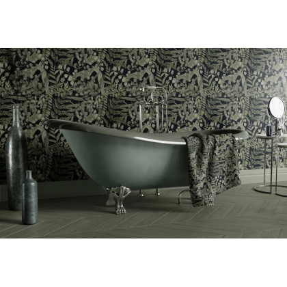 Green Leaves Wallpaper | Modern Botanical for Natural Decor Wallpaper Mural