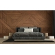 Geometric Wood Texture Wallpaper | Modern Parquet Wood Panel Effect | Interlocking Timber Wallpaper Mural