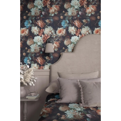 Vibrant Colorful Floral | Multi-Color Blossom Wallpaper Mural