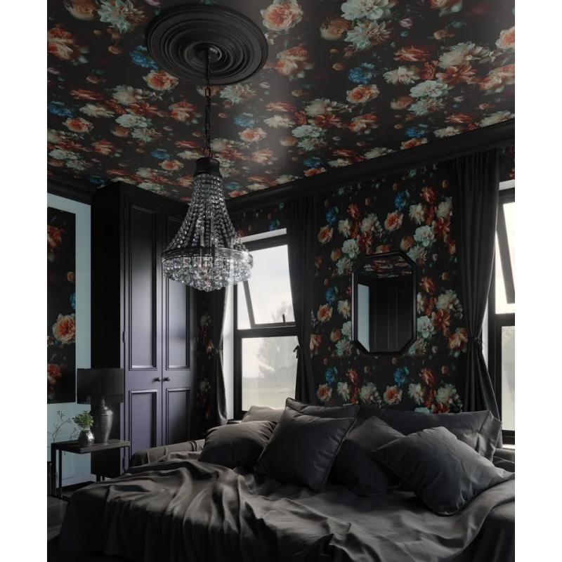 Vibrant Colorful Floral | Multi-Color Blossom Wallpaper Mural