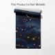 Dreamy Celestial Night Sky Wallpaper | Gold Stars & Moons Wallpaper Mural