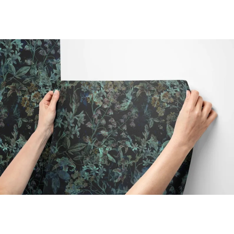 Mysterious Forest | Dark Enchanted Landscape Mural for Serene Wallpaper Mural