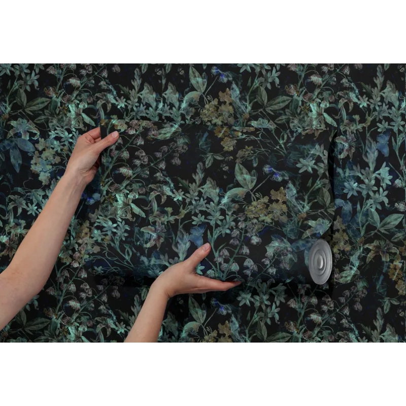 Mysterious Forest | Dark Enchanted Landscape Mural for Serene Wallpaper Mural