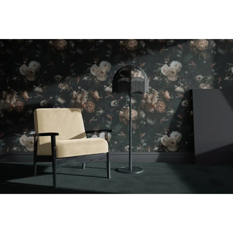Delicate Muted Floral | Soft Botanical Wall Mural for Serene Decor Wallpaper Mural
