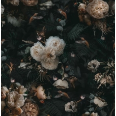 Delicate Muted Floral | Soft Botanical Wall Mural for Serene Decor Wallpaper Mural