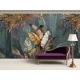 Lush Tropical Forest Wallpaper | Exotic Leaves & Jungle Paradise Mural
