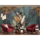 Lush Tropical Forest Wallpaper | Exotic Leaves & Jungle Paradise Mural