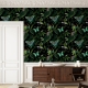 Tropical forest, Exotic butterflies and moths, Realistic botanical Wallpaper 