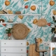 Removable Wallpaper, Floral Wallpaper, Peel and Stick Wallpaper, Temporary Wallpaper, Wall Paper 