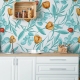 Removable Wallpaper, Floral Wallpaper, Peel and Stick Wallpaper, Temporary Wallpaper, Wall Paper 