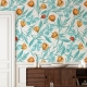Removable Wallpaper, Floral Wallpaper, Peel and Stick Wallpaper, Temporary Wallpaper, Wall Paper 