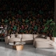 Dark Botanical Wallpaper, Floral Wallpaper Mural