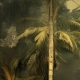 Abstract Tropical wallpaper, Leaves, tropical, forest, palm wallpaper, green tropical leaves, Peel and Stick, temporary wallpaper