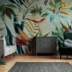 Tropical Wallpaper Peel and Stick l Floral Self Adhesive Peel & Stick Wall Mural l Removable wallpaper, Wall Mural, Stylish Wall Decor