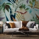 Tropical Wallpaper Peel and Stick l Floral Self Adhesive Peel & Stick Wall Mural l Removable wallpaper, Wall Mural, Stylish Wall Decor