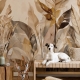 Tropical Removable Wallpaper. Banana Leaves Wallpaper. Modern Wallpaper. Peel and stick Wallpaper. Self-adhesive Wallpaper