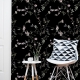 Botanical wallpaper, tiger, birds and plants, removable wall murals
