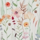 Watercolor Wild Flower Wallpaper l Soft Botanical Floral Wall Mural | Little Floral with Grass Wallpaper | Field Flowers Wall Mural