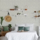 Removable Peel and stick leaf wallpaper flower Wallpaper Self-Adhesive Wallpaper Peel & Stick Wall mural temporary wallpaper