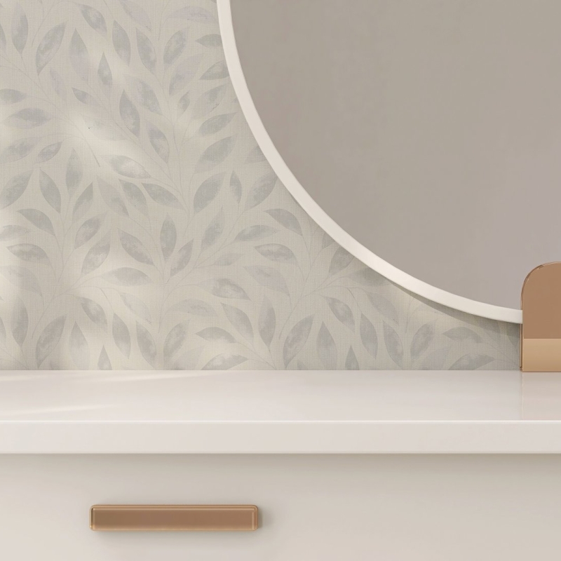 Removable Peel and stick leaf wallpaper flower Wallpaper Self-Adhesive Wallpaper Peel & Stick Wall mural temporary wallpaper