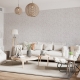Peel and stick leaf wallpaper flower Wallpaper. Self-Adhesive Wallpaper Peel & Stick, Wall mural temporary wallpaper