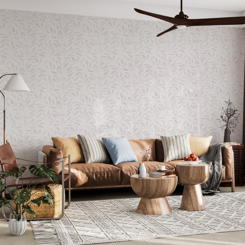Peel and stick leaf wallpaper flower Wallpaper. Self-Adhesive Wallpaper Peel & Stick, Wall mural temporary wallpaper