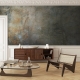 Shabby cement concrete peel and stick wallpaper - Grunge wallpaper, concrete wallpaper,, renters wallpaper
