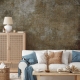 Peel and stick Concrete wallpaper, Self Adhesive, Modern Wallpaper, Shabby, Concrete effect