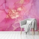 Watercolor Pink Marble Wallpaper, Removable Wallpaper Abstract Pink and Gold Wall Mural, Self Adhesive, Peel and Stick, Wall Decor
