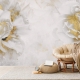 Peel and Stick Removable Wallpaper , Floral Wallpaper Peonies, Self-Adheseve Wallpaper Flowers Wallpaper