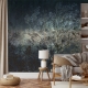 Dark Floral Wallpaper, Peel and stick, Removable Wallpaper, tree Wallpaper