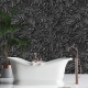 Dark Removable floral wallpaper, flower Wallpaper. Self-Adhesive Wallpaper Peel & Stick, Wall mural temporary wallpaper