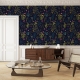 Vintage Removable Herbs Wallpaper | Peel and Stick Floral Wallpaper | Self Adhesive Rose Wallpaper | Vintage Wallpaper