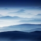 Blue mountain wallpaper peel and stick
