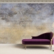 Old grungy, shabby, concrete wallpaper, appearance of materials such as marble, wood or stone, Wall mural, Fabric Wallpaper, Peel & Stick